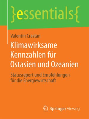 cover image of Klimawirksame Kennzahlen für Ostasien und Ozeanien